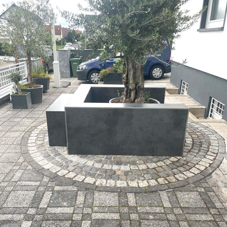 Theke mit Beleuchtung